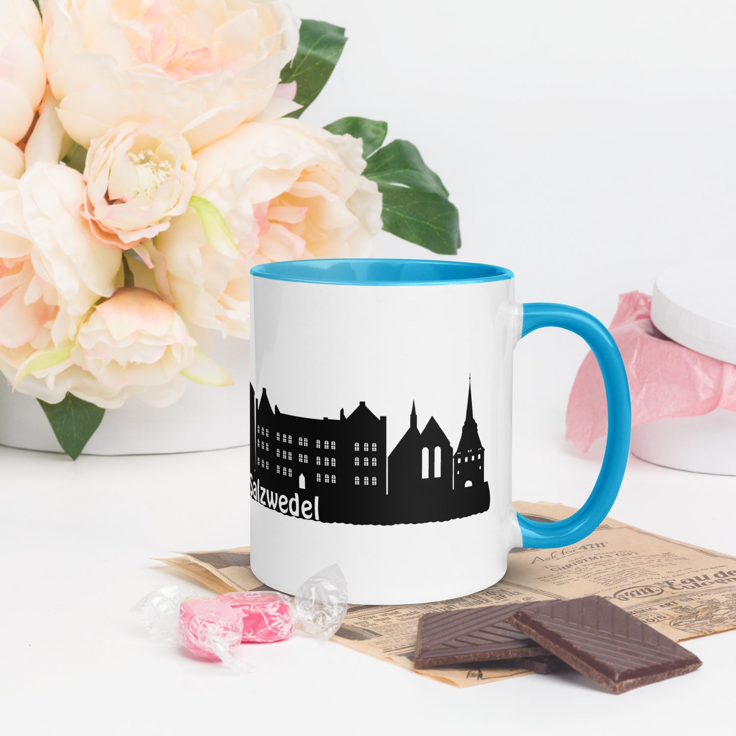 Salzwedel: Tasse mit farbiger Innenseite