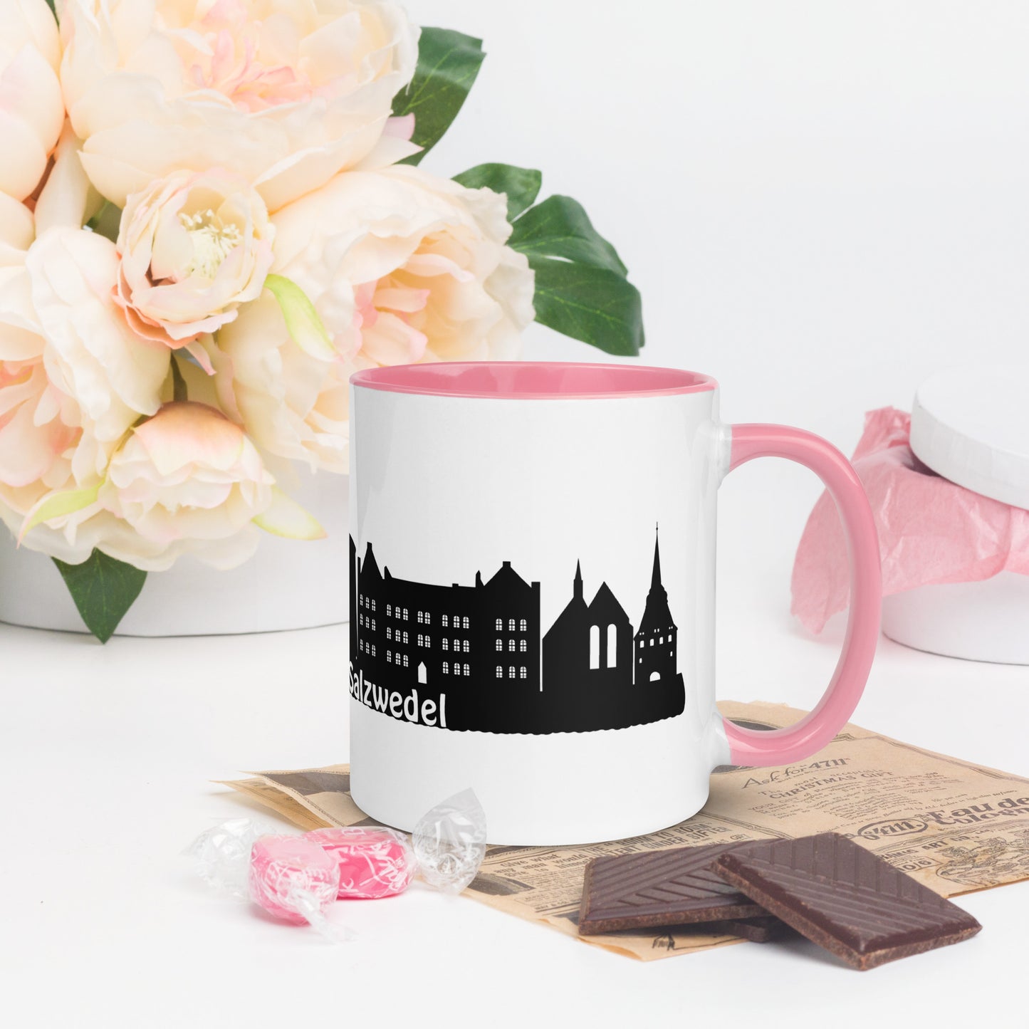 Salzwedel: Tasse mit farbiger Innenseite
