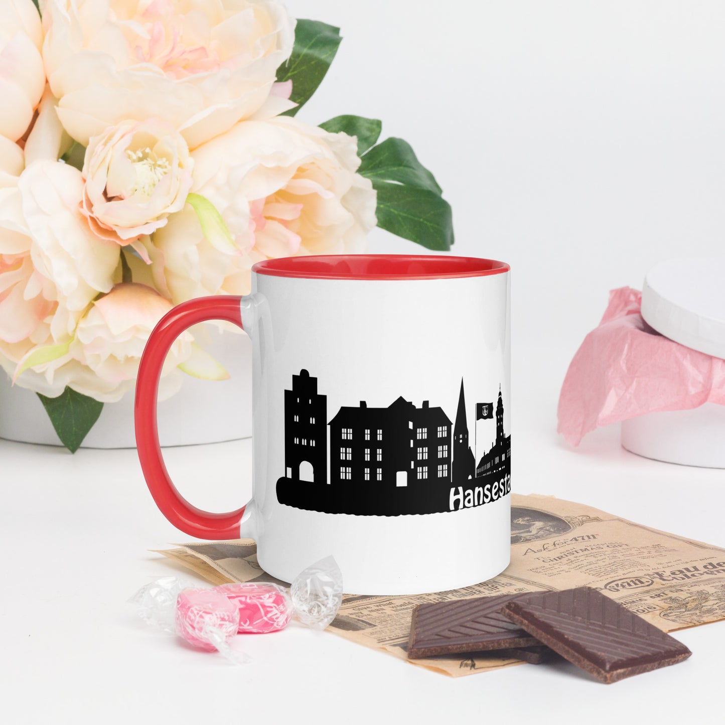 Salzwedel: Tasse mit farbiger Innenseite
