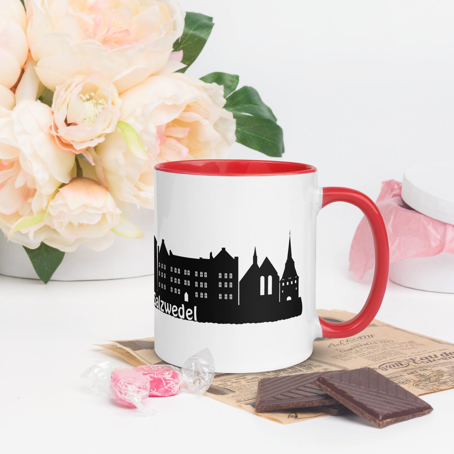Salzwedel: Tasse mit farbiger Innenseite