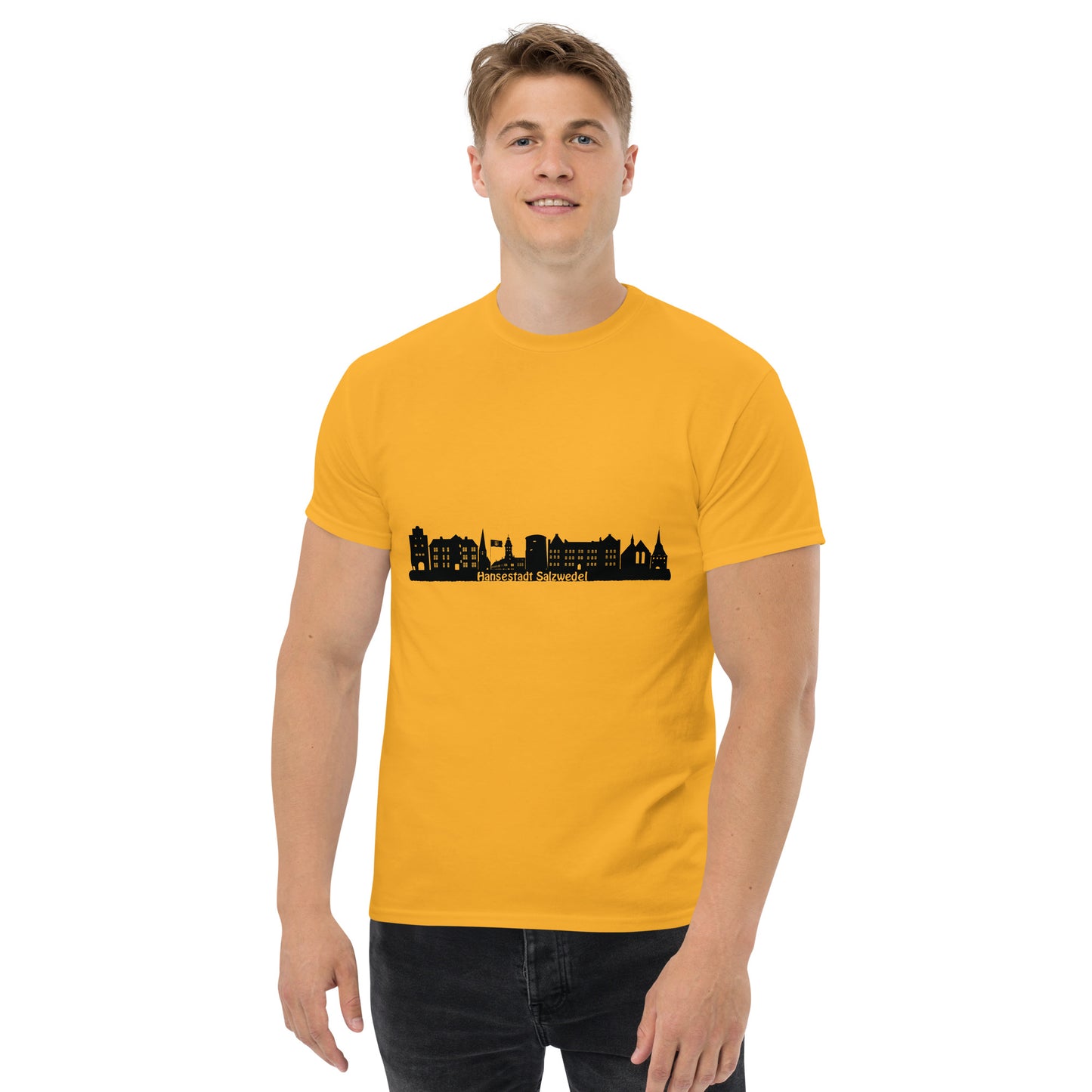 Salzwedel: Klassisches Herren-T-Shirt