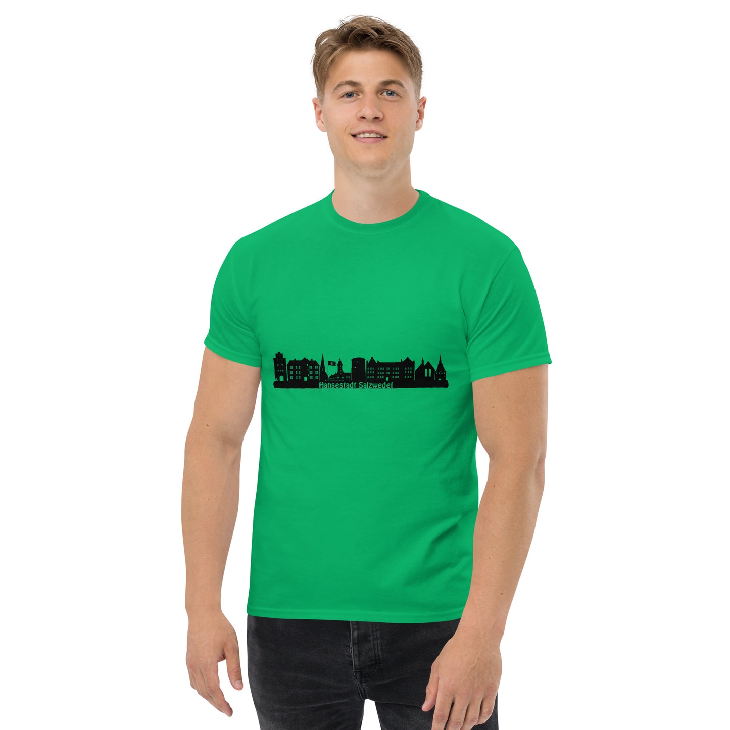 Salzwedel: Klassisches Herren-T-Shirt