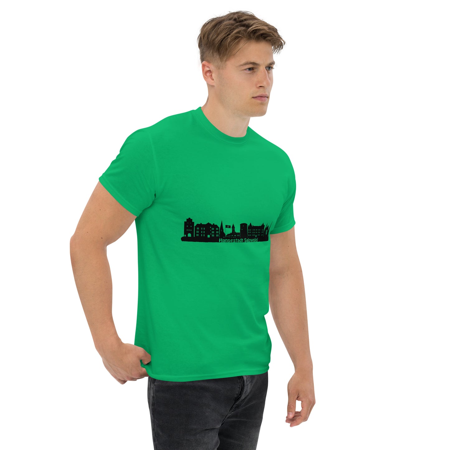 Salzwedel: Klassisches Herren-T-Shirt