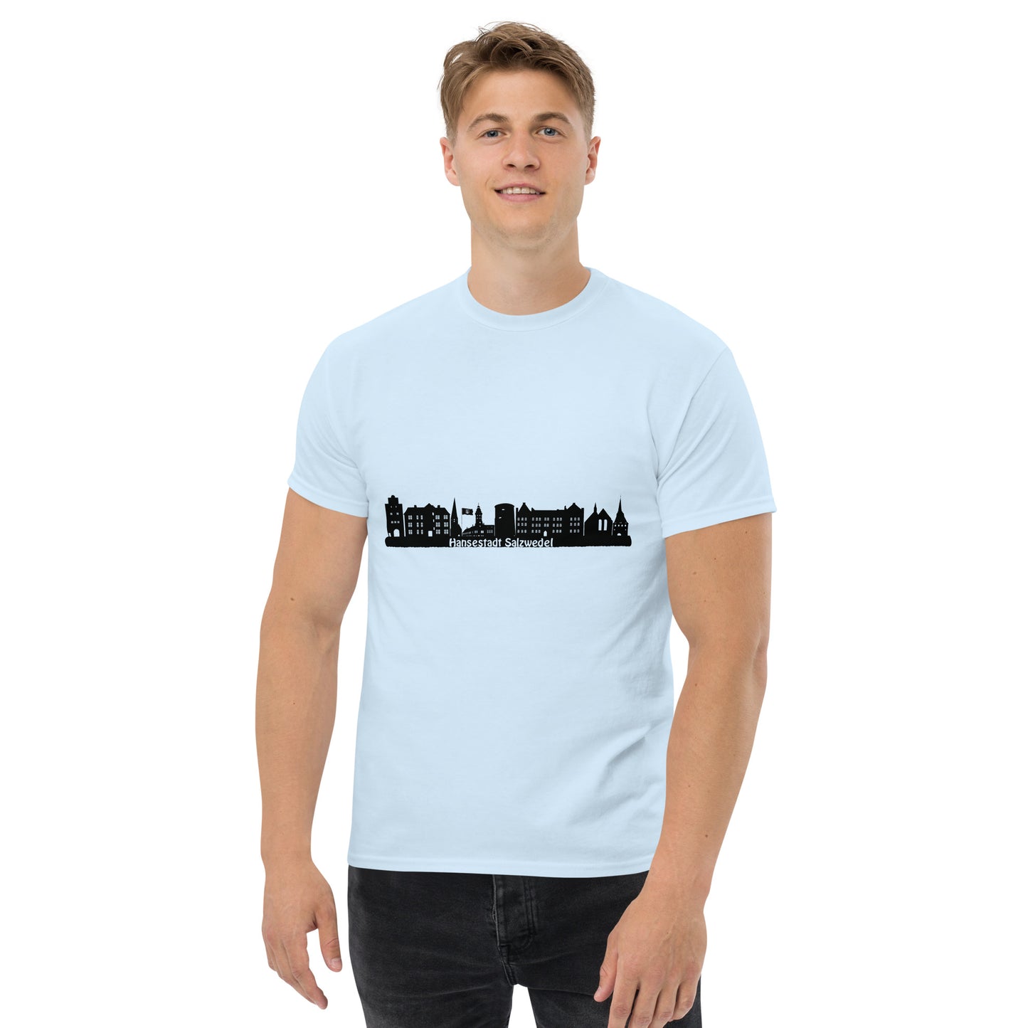 Salzwedel: Klassisches Herren-T-Shirt