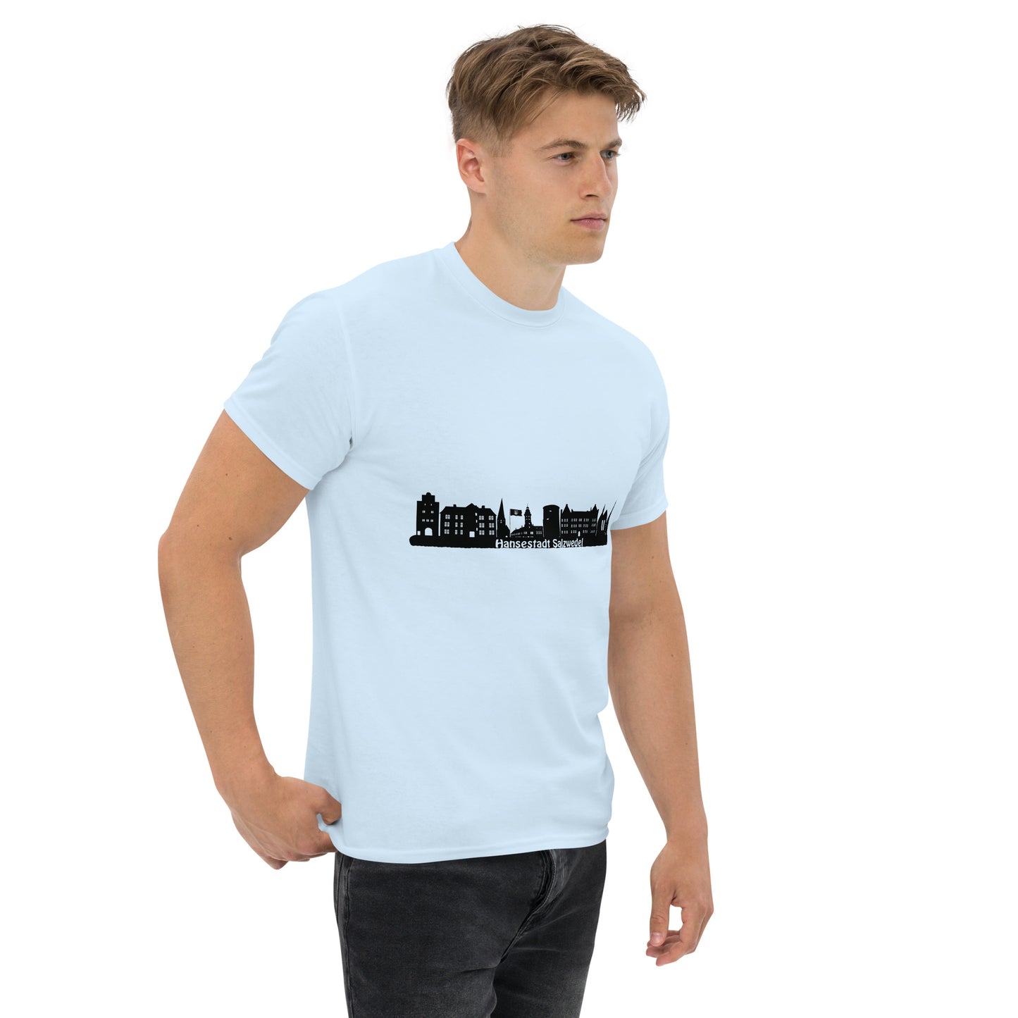 Salzwedel: Klassisches Herren-T-Shirt