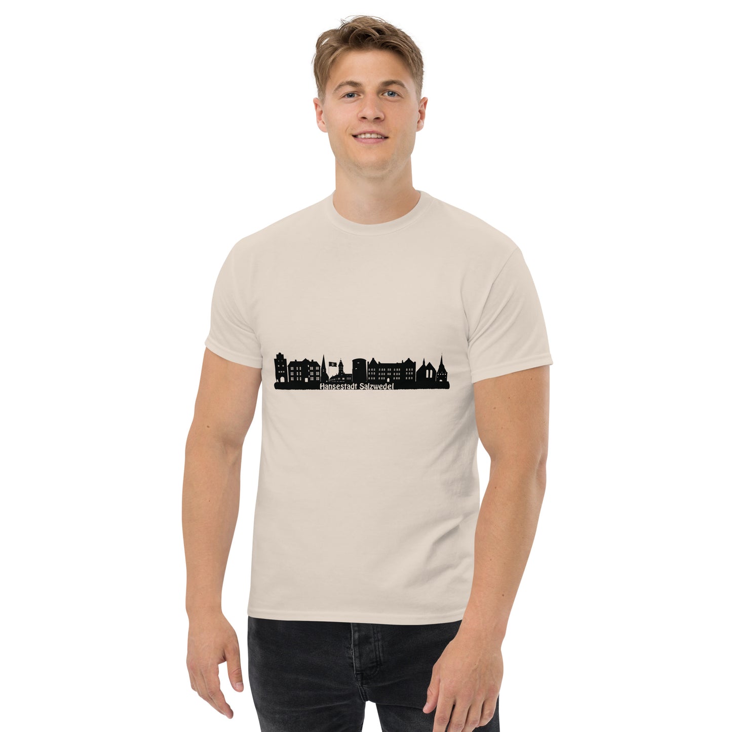 Salzwedel: Klassisches Herren-T-Shirt