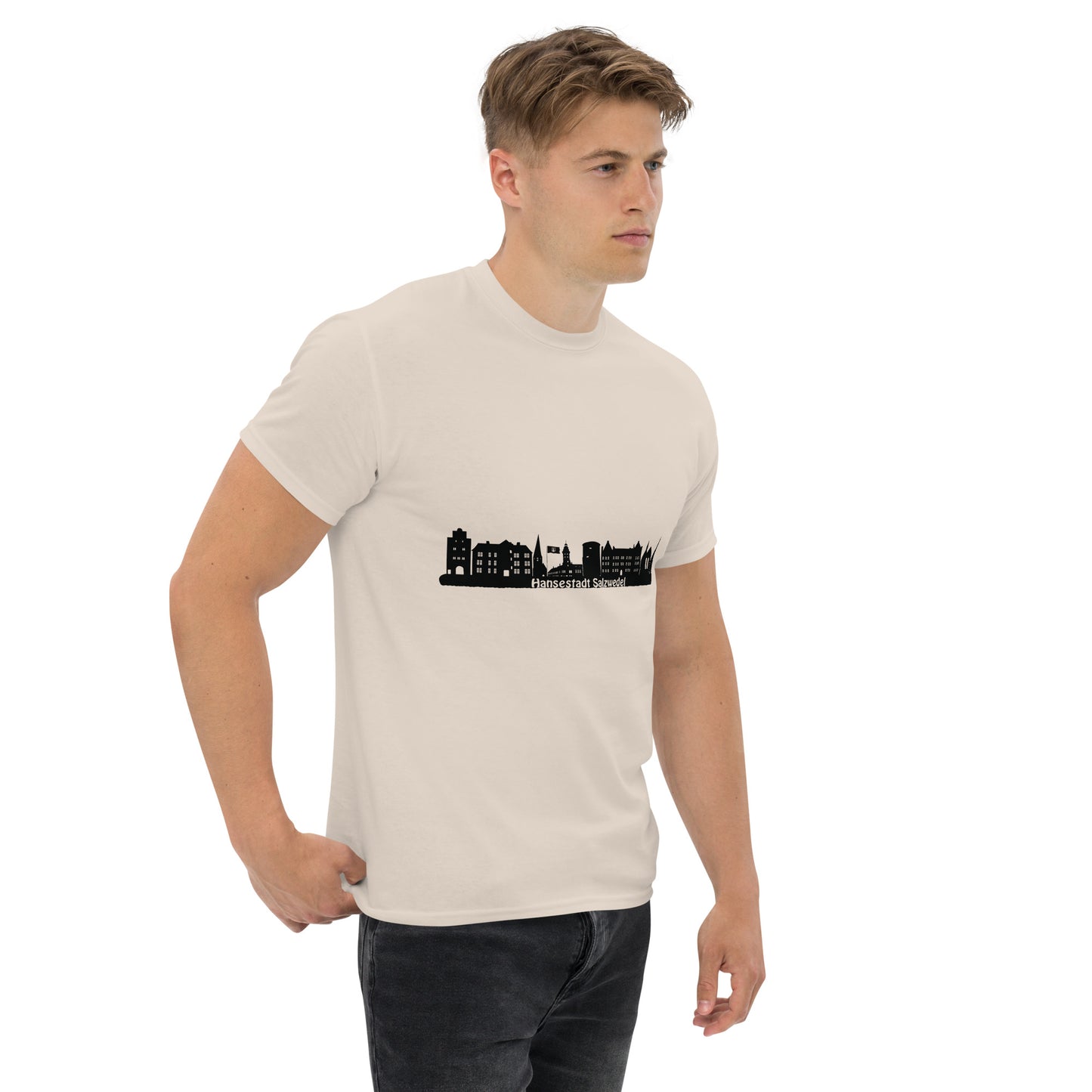 Salzwedel: Klassisches Herren-T-Shirt