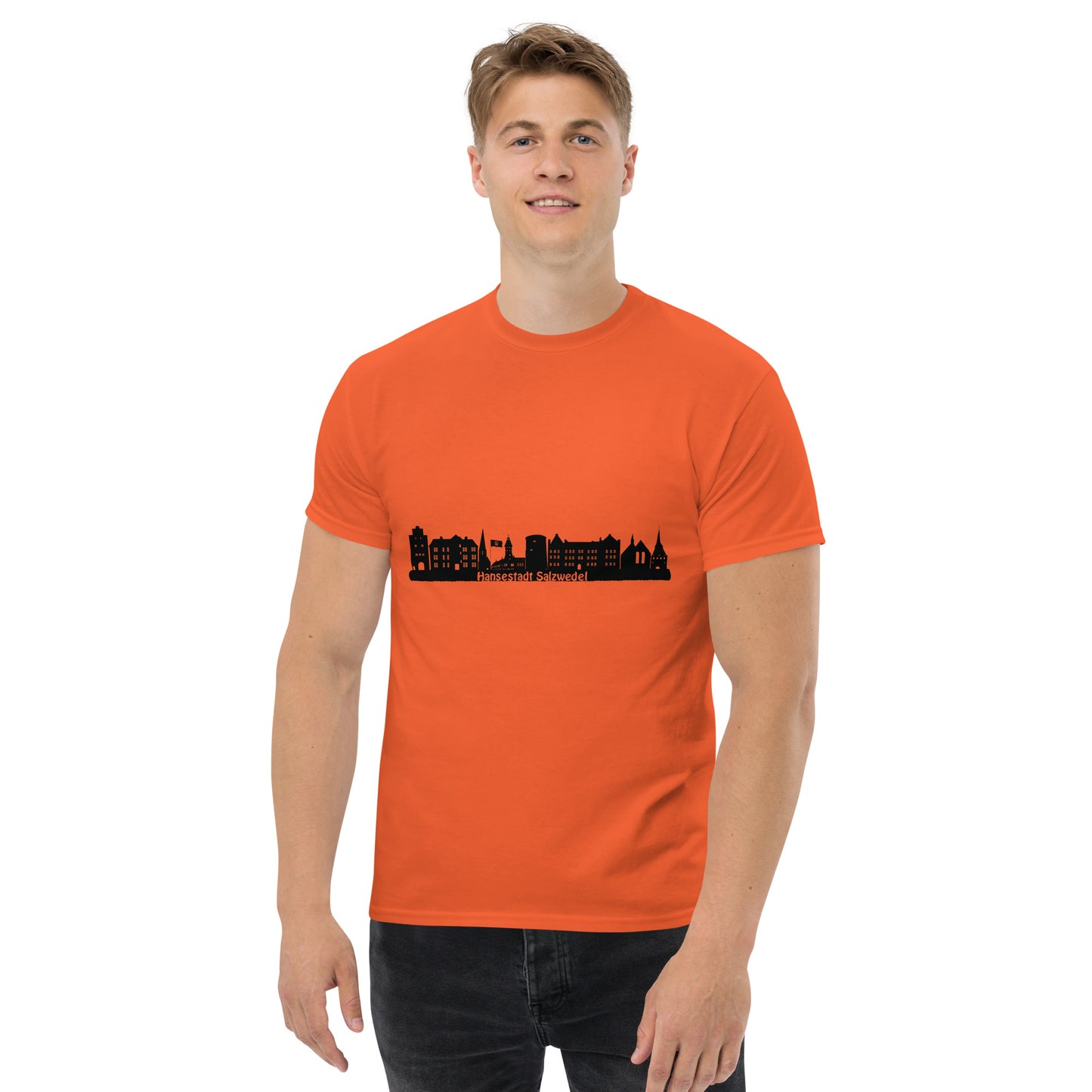 Salzwedel: Klassisches Herren-T-Shirt