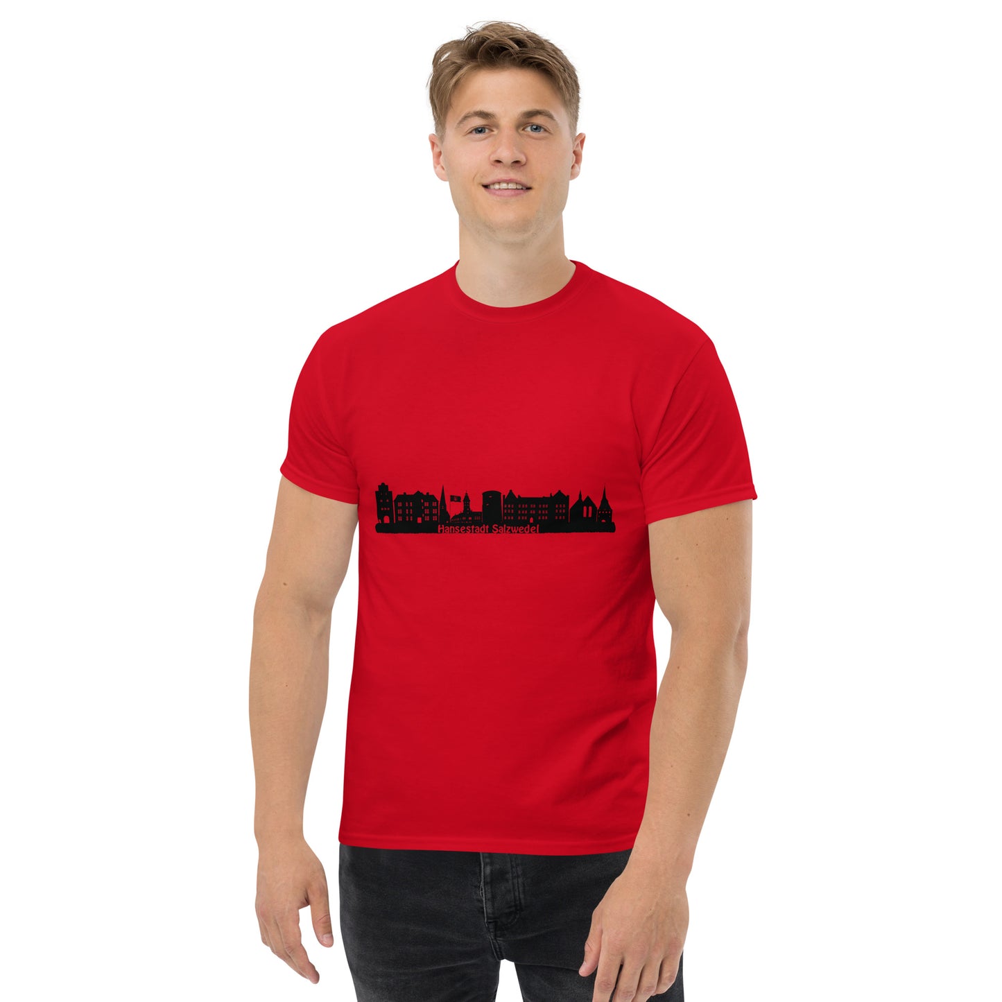 Salzwedel: Klassisches Herren-T-Shirt