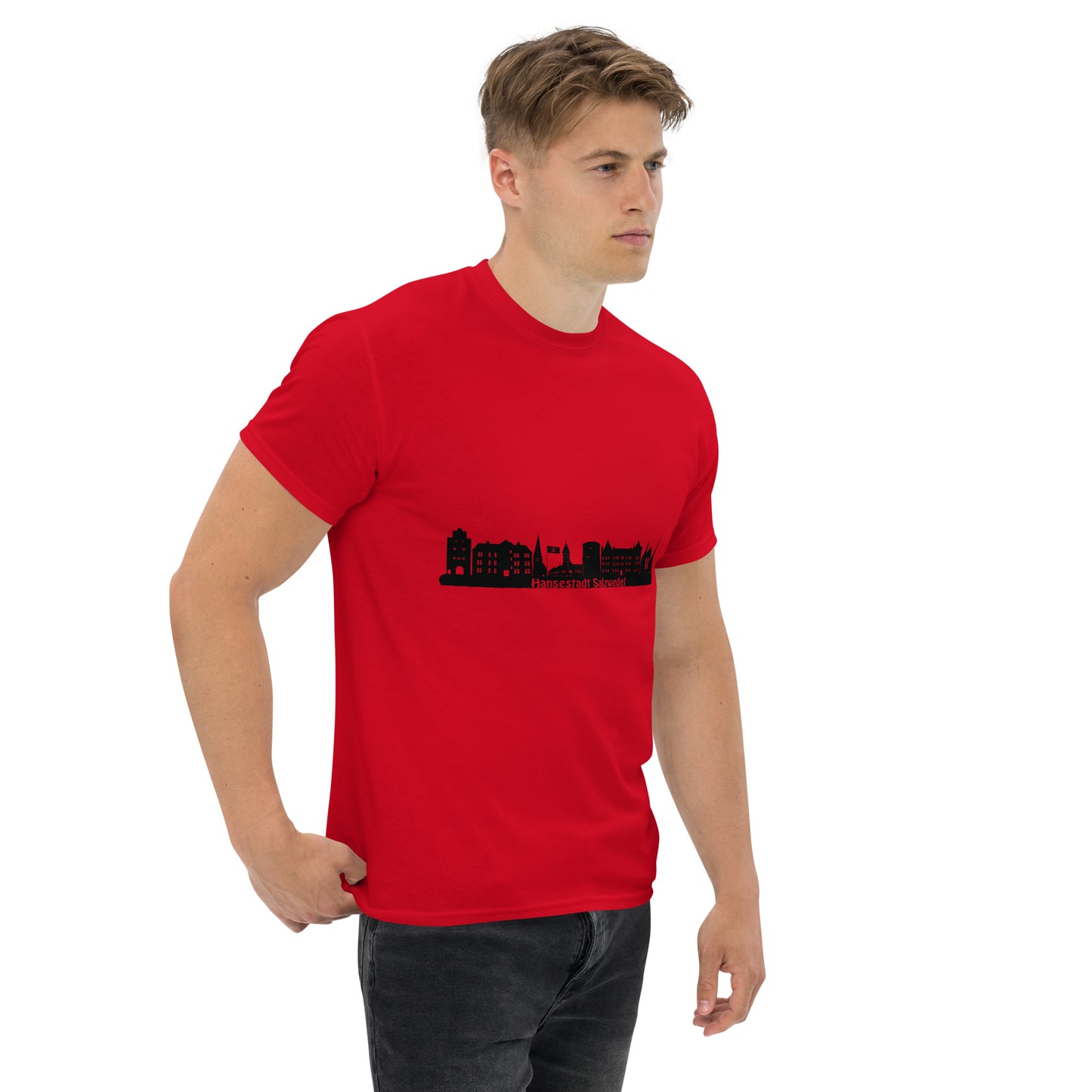 Salzwedel: Klassisches Herren-T-Shirt