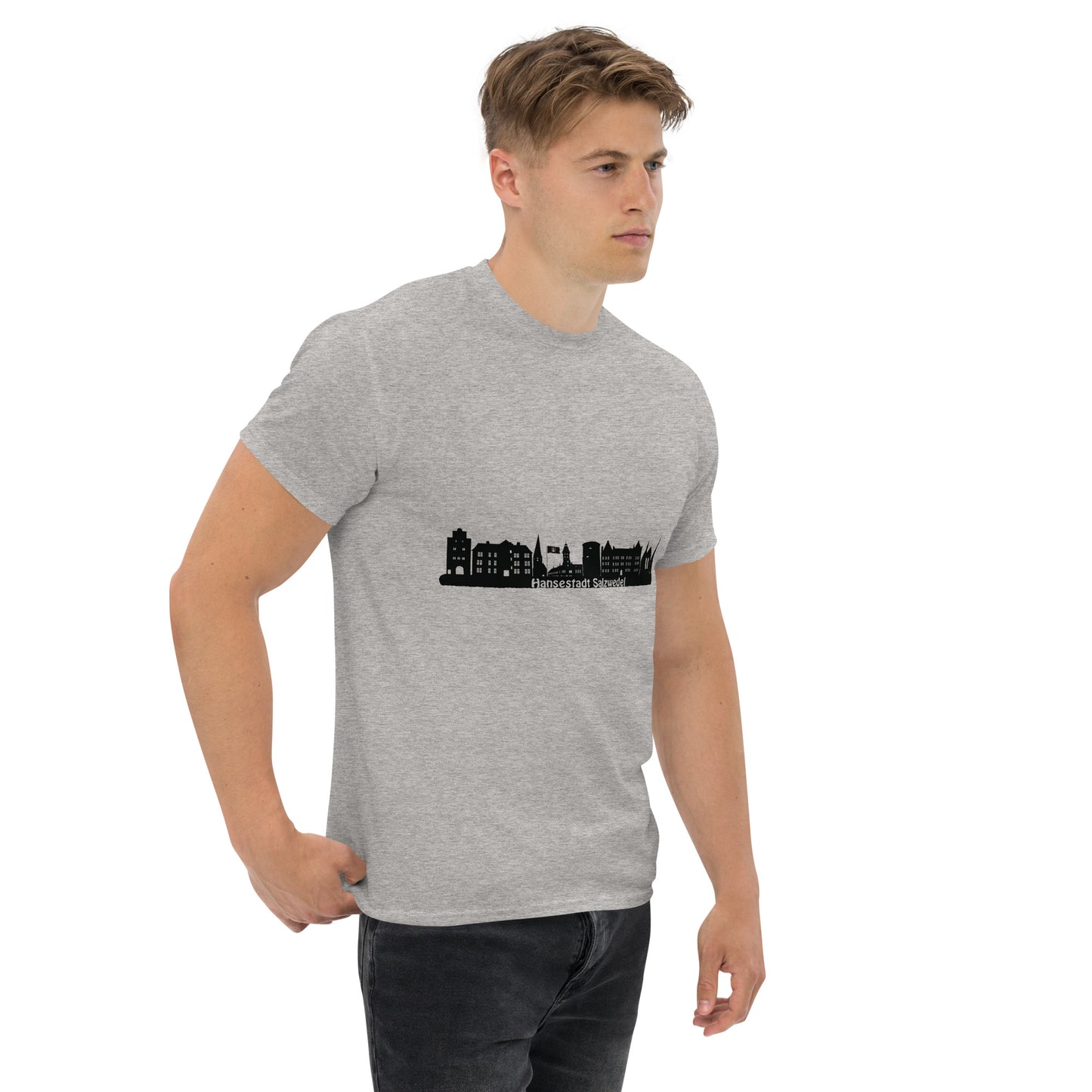 Salzwedel: Klassisches Herren-T-Shirt