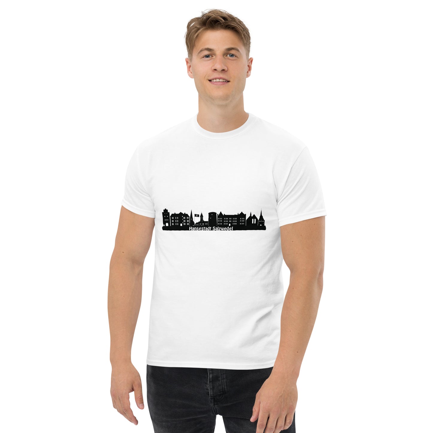 Salzwedel: Klassisches Herren-T-Shirt