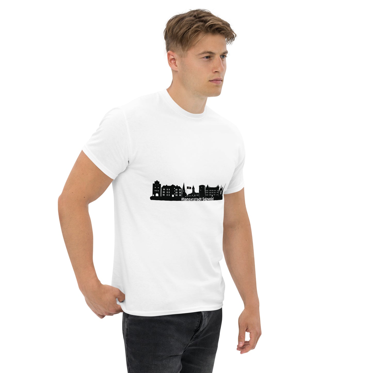 Salzwedel: Klassisches Herren-T-Shirt