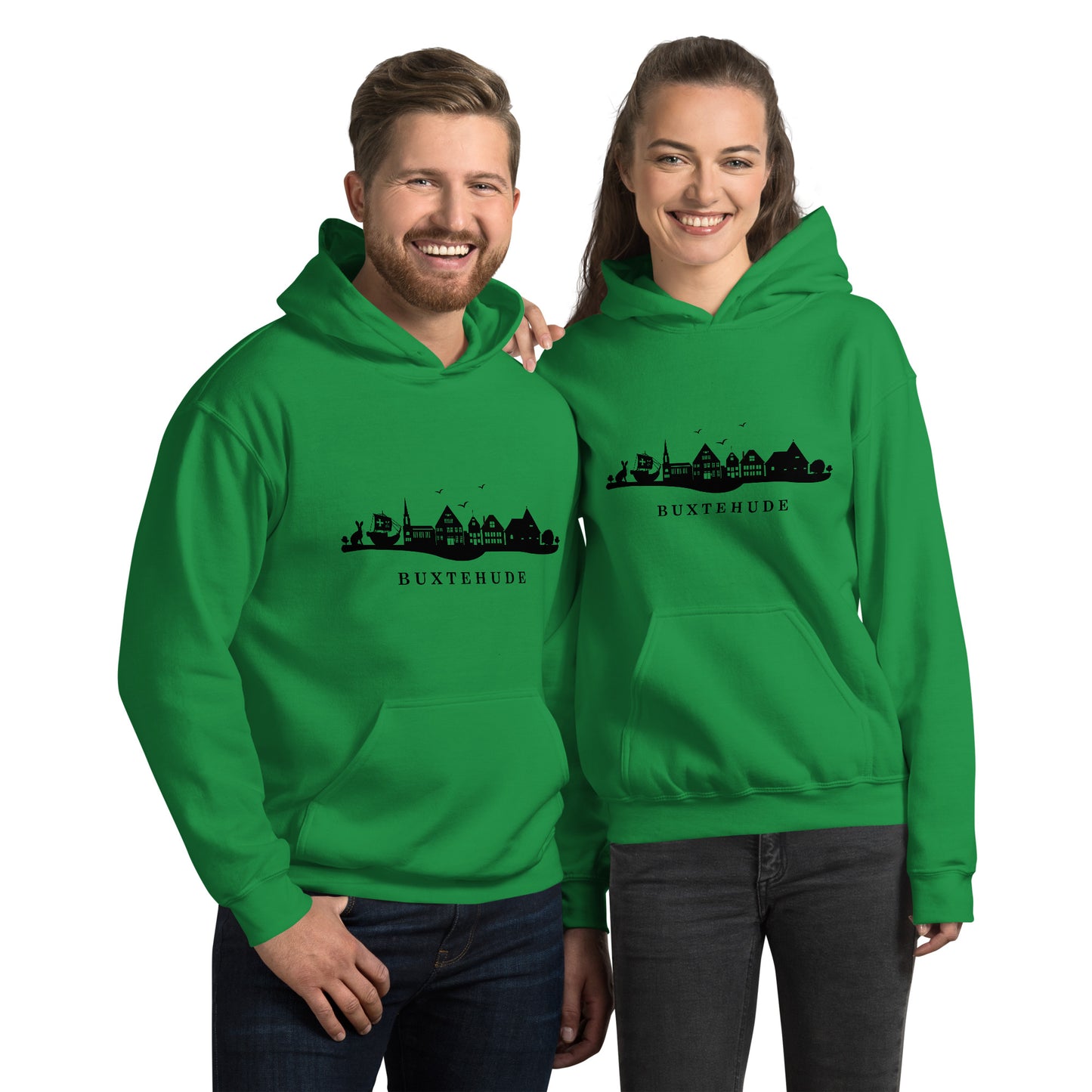 Buxtehude ohne Subtext: Unisex-Kapuzenpullover