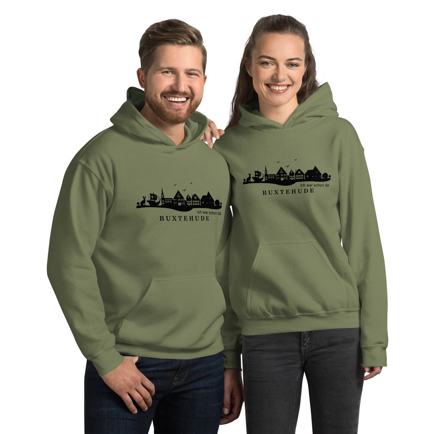 Buxtehude: Unisex-Kapuzenpullover