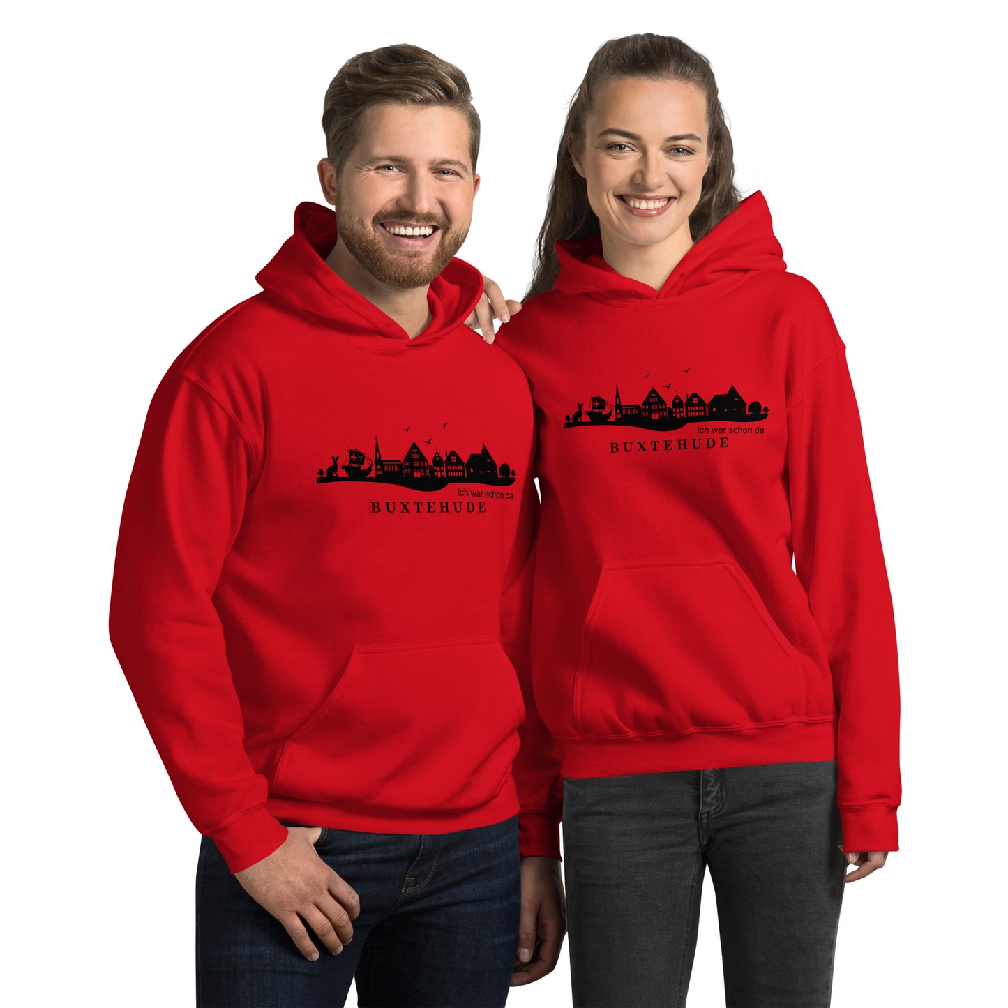 Buxtehude: Unisex-Kapuzenpullover