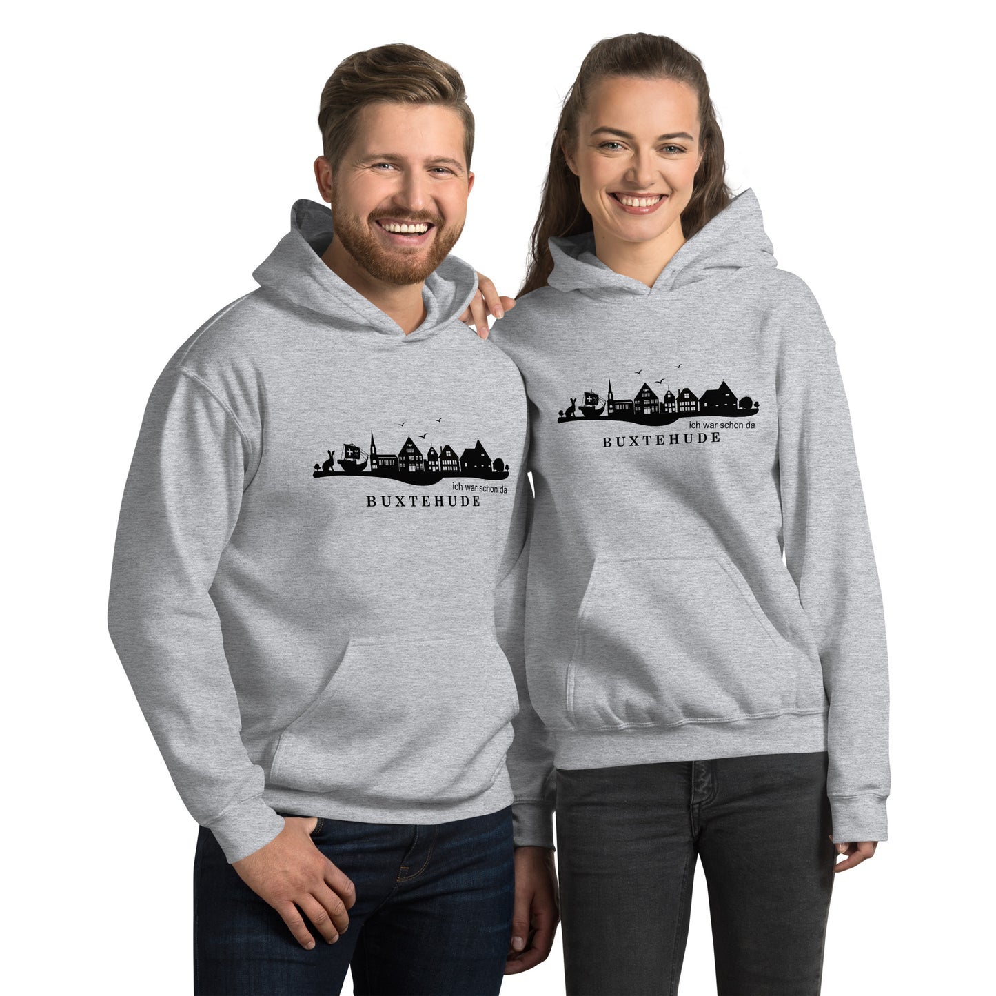 Buxtehude: Unisex-Kapuzenpullover