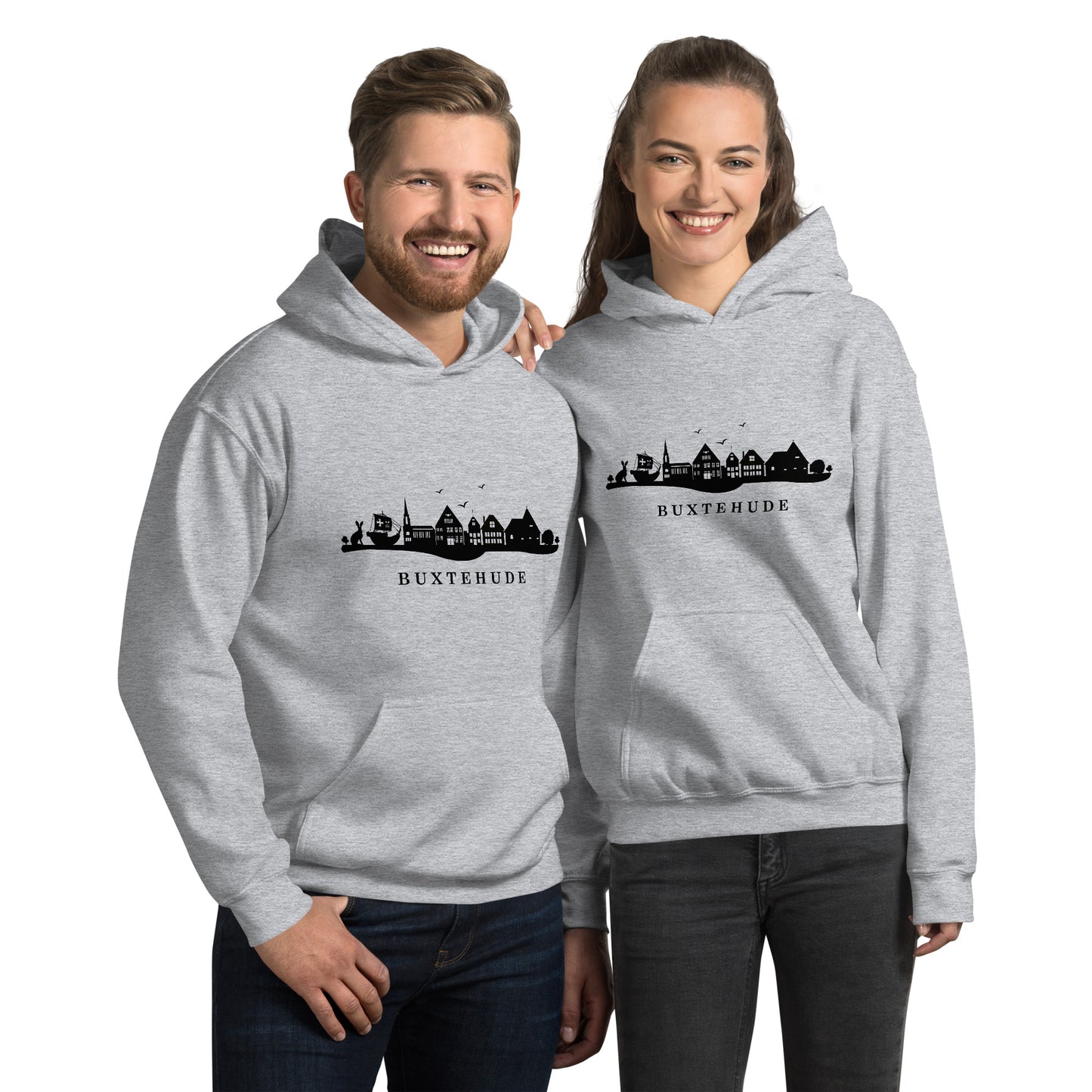 Buxtehude ohne Subtext: Unisex-Kapuzenpullover