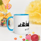Buxtehude ohne Subtext: Tasse mit farbiger Innenseite