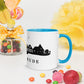 Buxtehude ohne Subtext: Tasse mit farbiger Innenseite