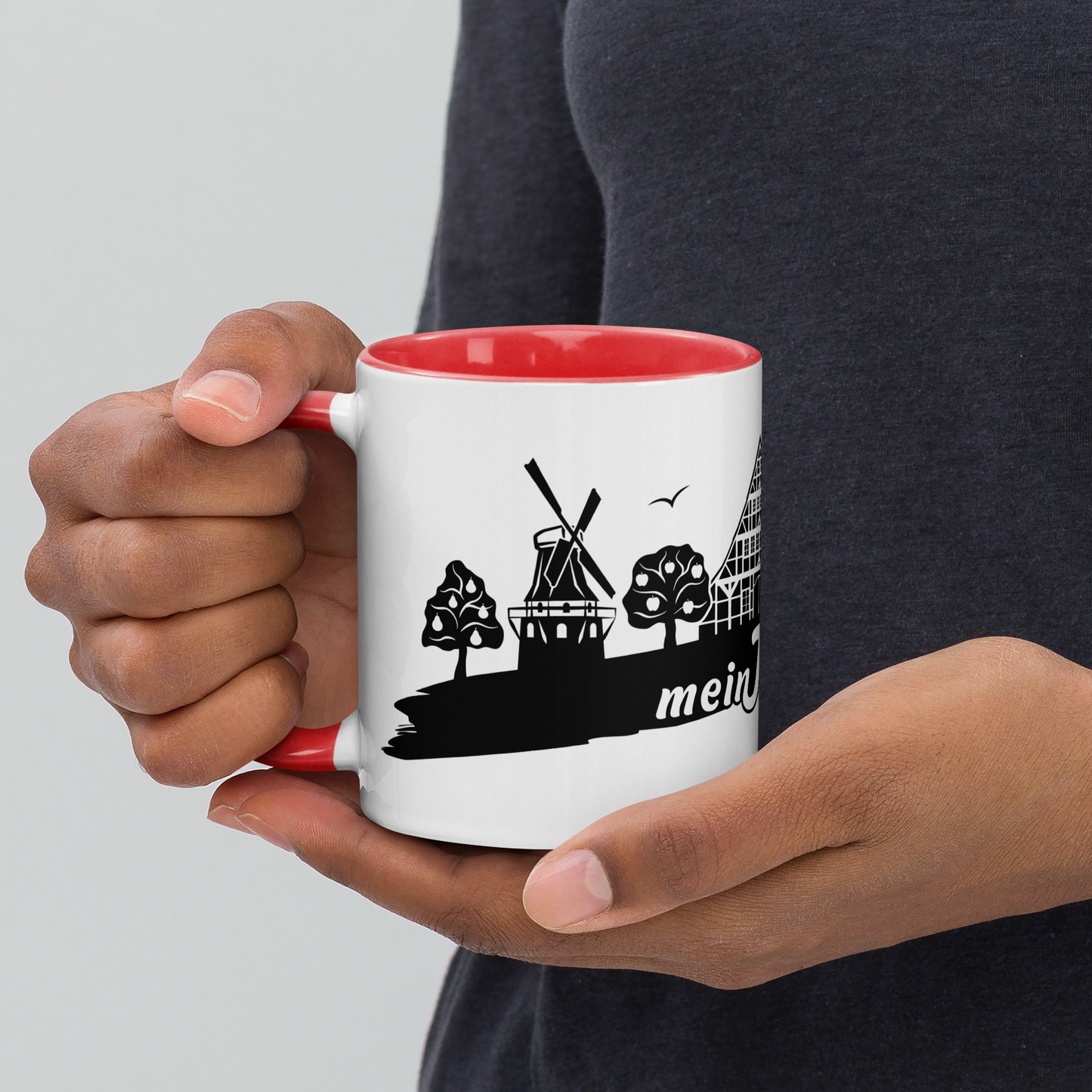 Mein Jork: Tasse mit farbiger Innenseite