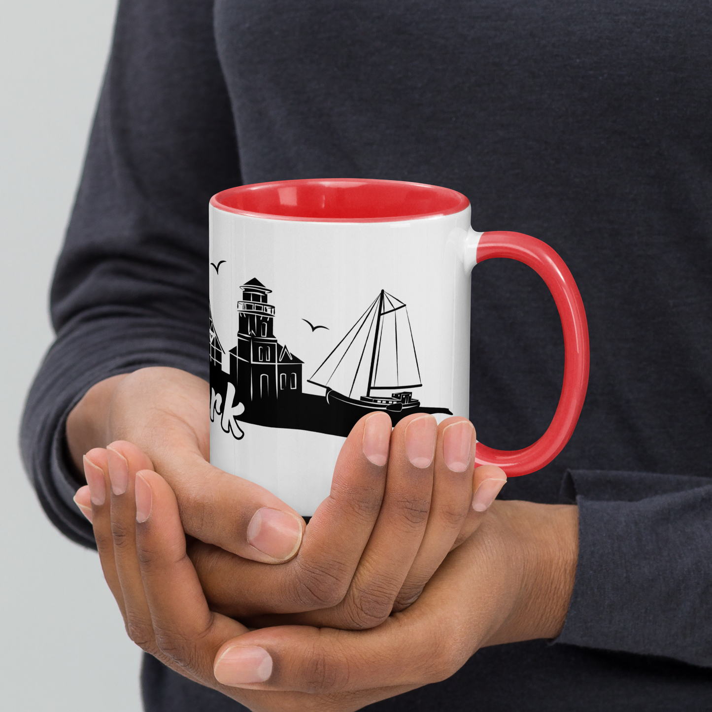 Mein Jork: Tasse mit farbiger Innenseite