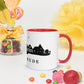 Buxtehude ohne Subtext: Tasse mit farbiger Innenseite
