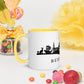 Buxtehude ohne Subtext: Tasse mit farbiger Innenseite
