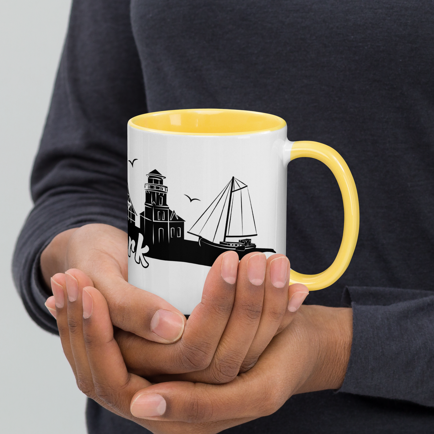 Mein Jork: Tasse mit farbiger Innenseite