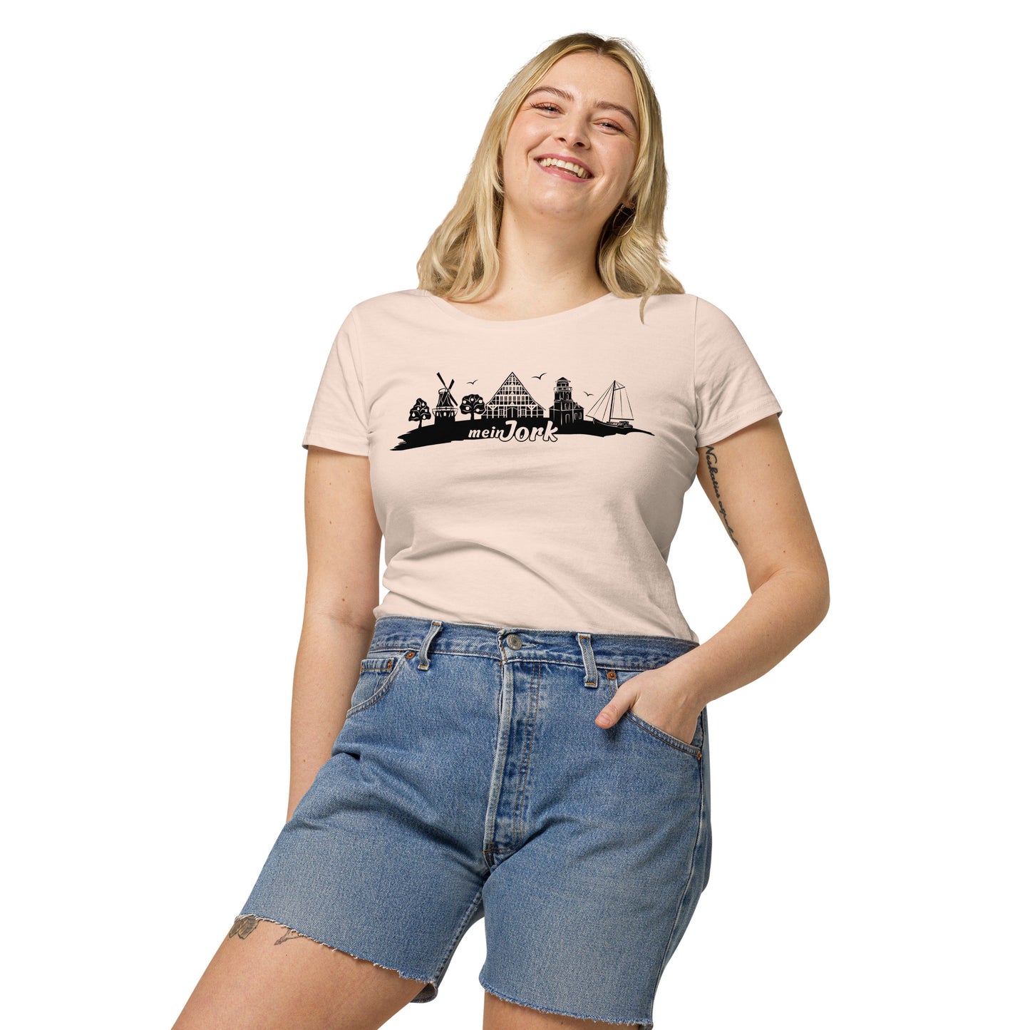 Mein Jork: Basic Bio-T-Shirt für Damen