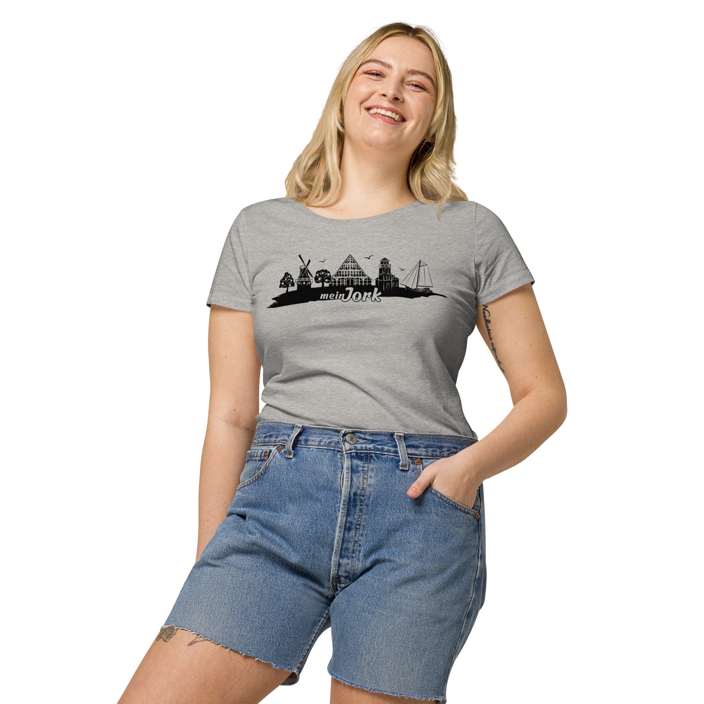 Mein Jork: Basic Bio-T-Shirt für Damen