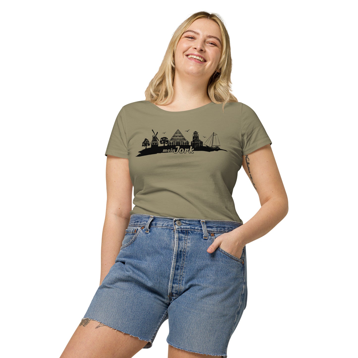 Mein Jork: Basic Bio-T-Shirt für Damen