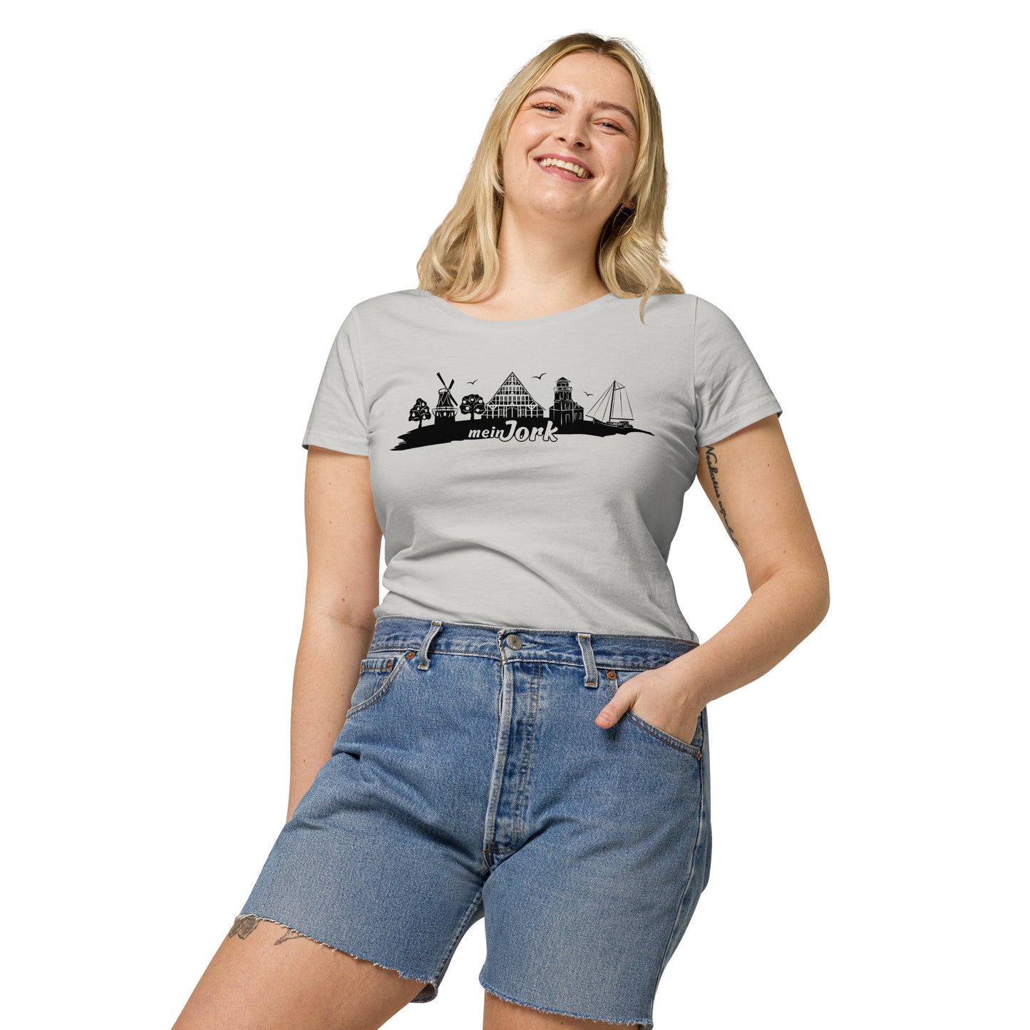 Mein Jork: Basic Bio-T-Shirt für Damen