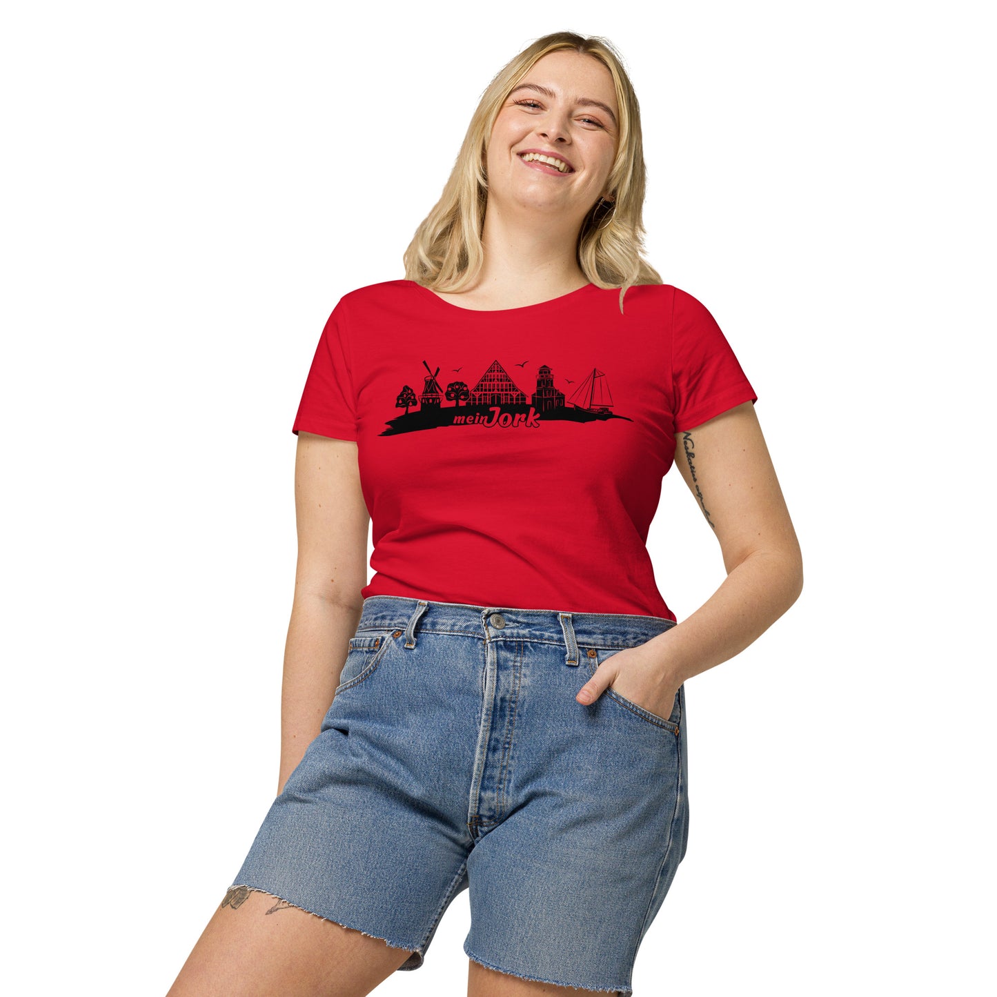 Mein Jork: Basic Bio-T-Shirt für Damen