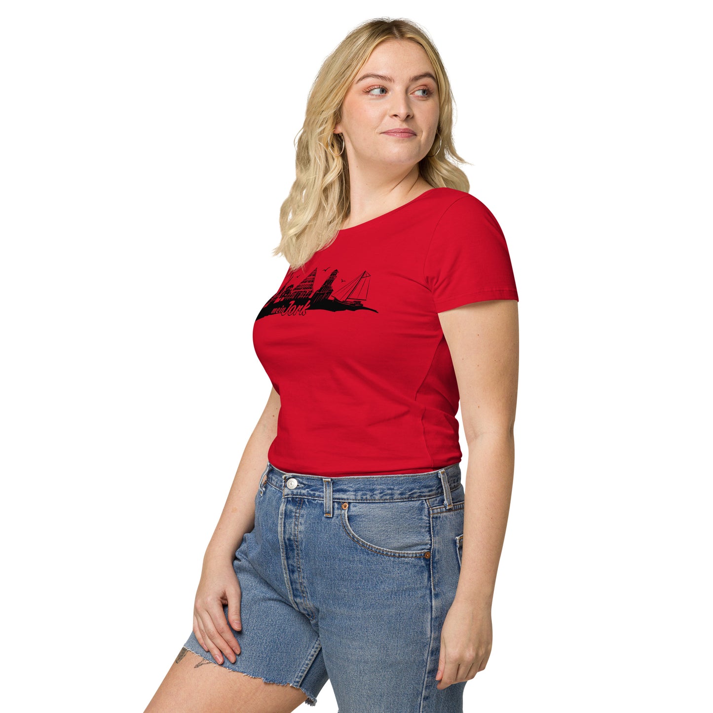 Mein Jork: Basic Bio-T-Shirt für Damen