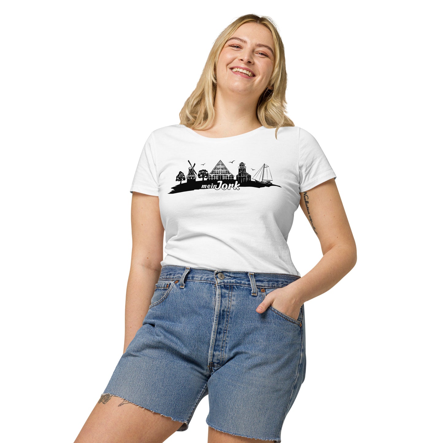 Mein Jork: Basic Bio-T-Shirt für Damen